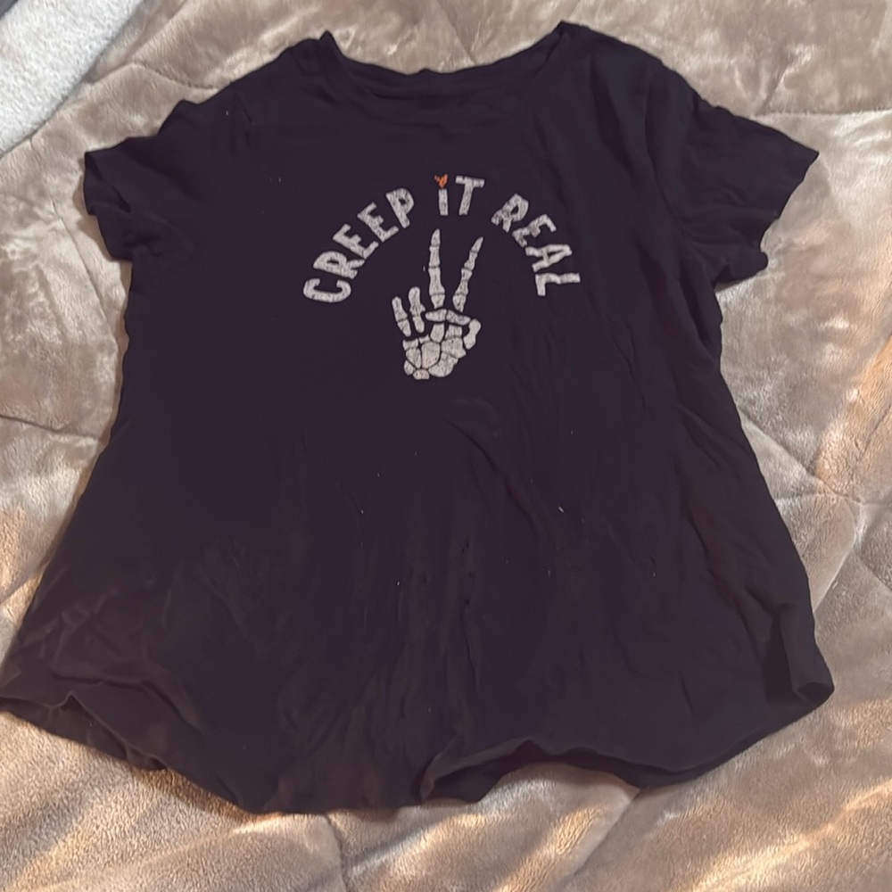 Creep It Real Old Navy T-shirt Black Size Small